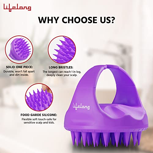 Lifelong Silicone Manual Scalp Massager