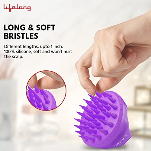 Lifelong Silicone Manual Scalp Massager