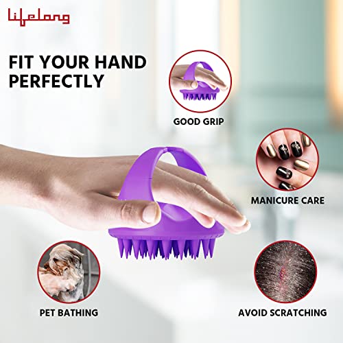 Lifelong Silicone Manual Scalp Massager