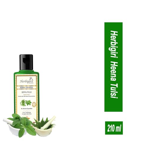 Khadi Natural Herbal Henna & Tulsi Shampoo 1050 Ml,1 Count - Image 2
