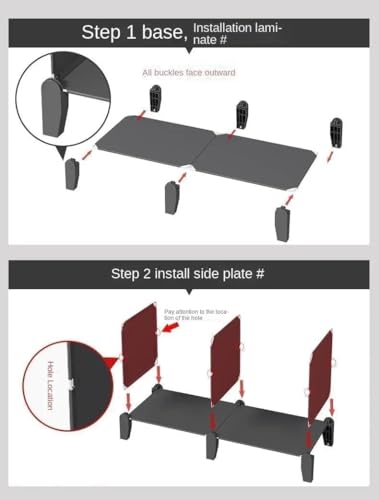 Exvito Plastic Shoe Rack