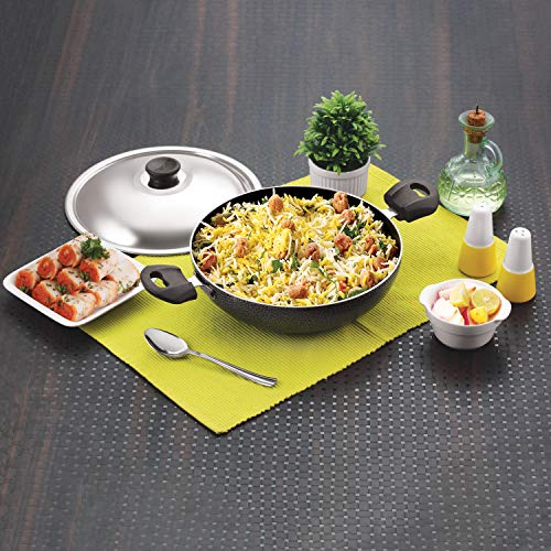 Anjali Diamond Classic Induction Kadai 2 LTR with S.S. Lid - Image 6