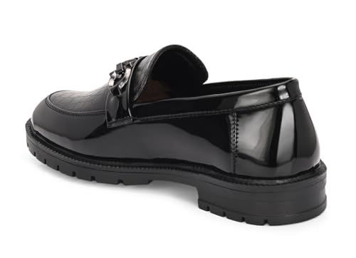 Massari PU Leather Latest Loafers Shoes for Men - Image 5