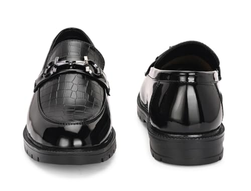 Massari PU Leather Latest Loafers Shoes for Men - Image 6