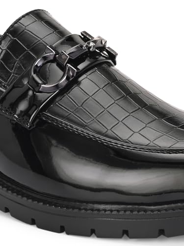 Massari PU Leather Latest Loafers Shoes for Men - Image 7