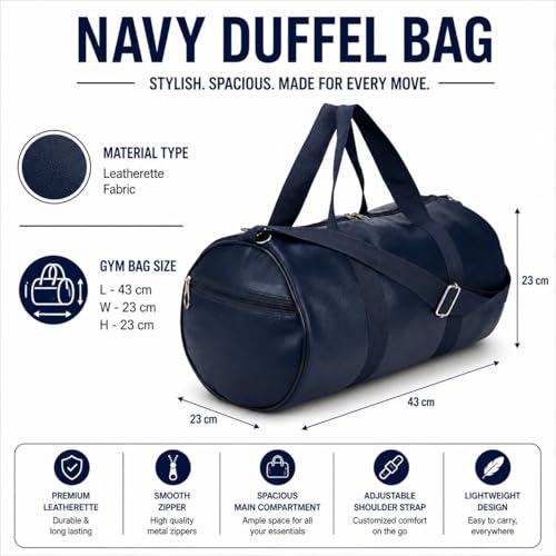 Gym Bag 20L Leather Trendy