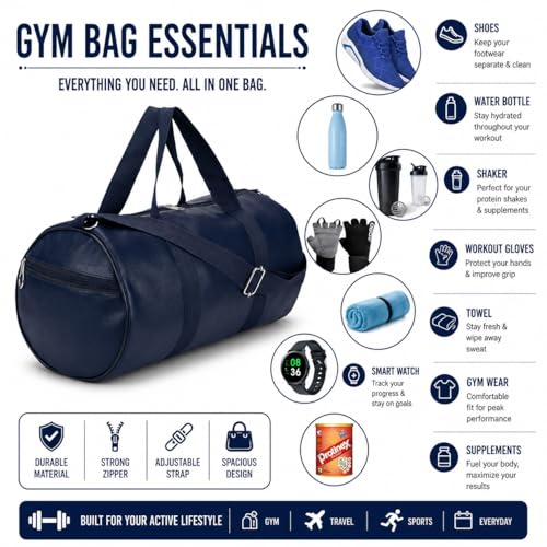 Gym Bag 20L Leather Trendy