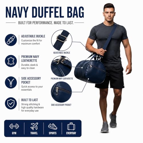 Gym Bag 20L Leather Trendy