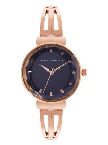 French Connection Analog Blue Dial Women's Stainless Steel Watch-Fcn053A