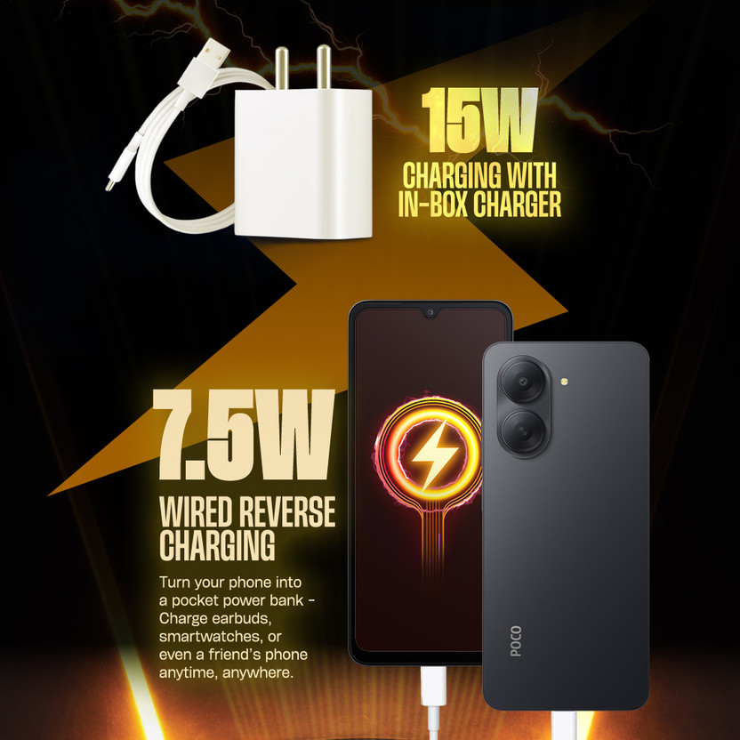 POCO C81x (Crystal Black, 64 GB) (3 GB RAM) - Image 4