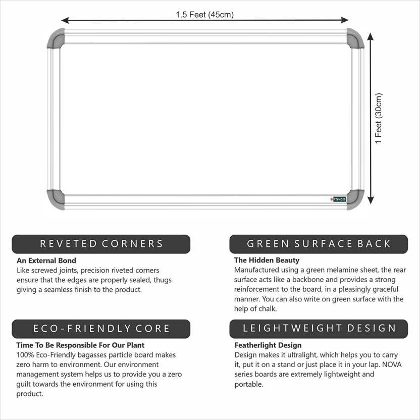 Non-Magnetic 1X1.5 Feet Double Sided