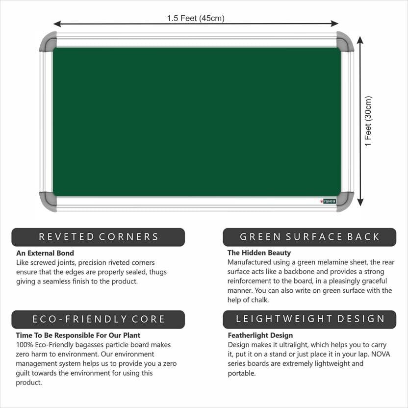 Non-Magnetic 1X1.5 Feet Double Sided