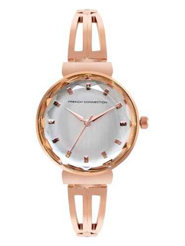 French Connection Black Dial Color Watch for Women - FCN053B