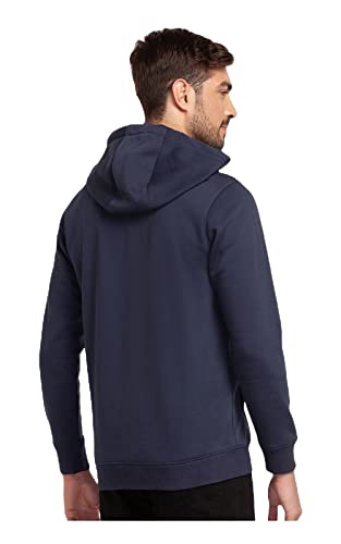 Spykar Men's Cotton Hooded Sweatshirt (MSS02BBLW169) - Image 3