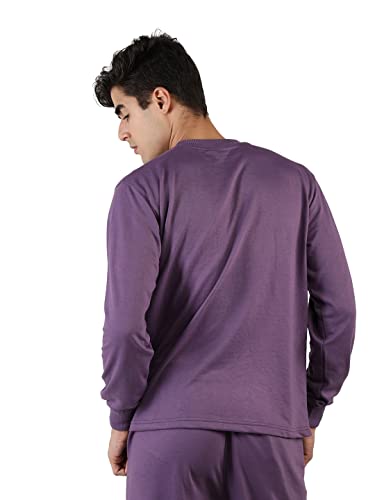 CHKOKKO Men's Terry Cotton Loose