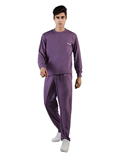 CHKOKKO Men's Terry Cotton Loose