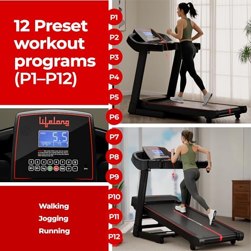 Lifelong 5HP Peak Motorized Treadmill
