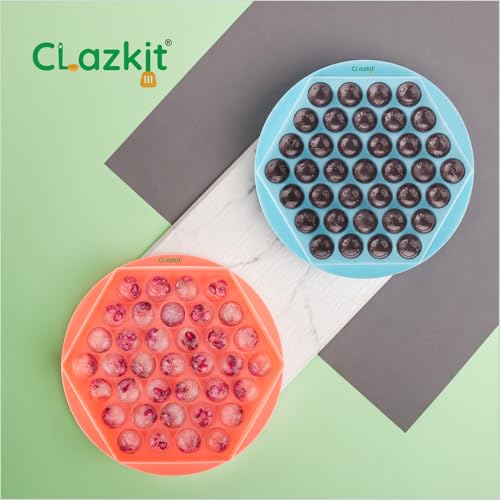 Clazkit Hexagon Ice Cube Tray