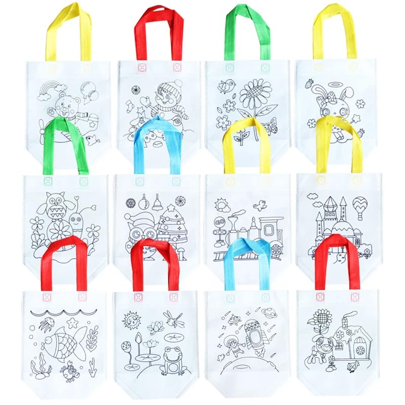 Crackles DIY Coloring Bags