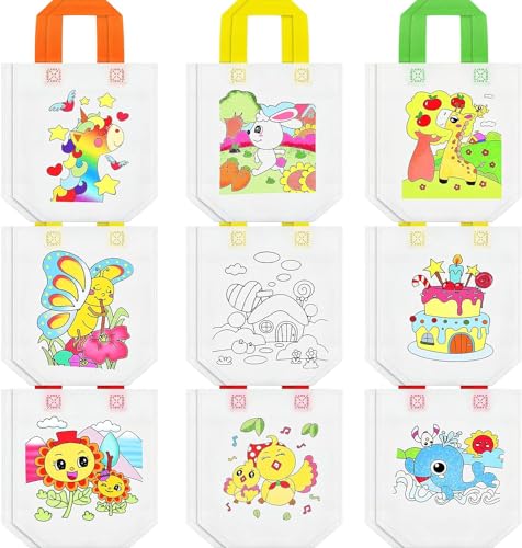Crackles DIY Coloring Bags