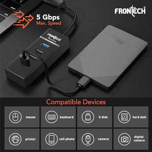 Frontech 4 Port USB Hub