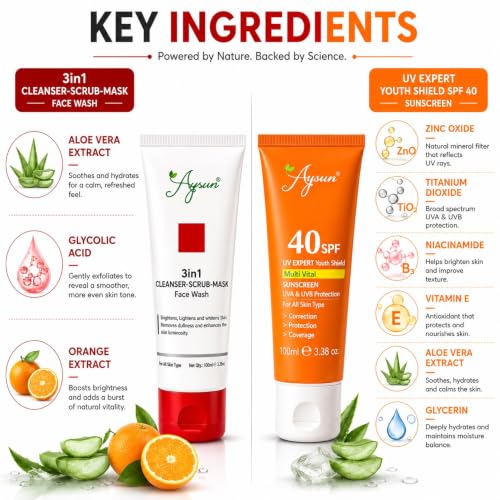 Aysun 3-in-1 Cleanser Scrub Mask