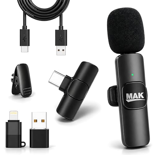 MMAK K8 Wireless Clip-On Lavalier