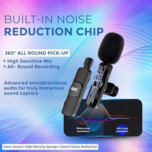 MMAK K8 Wireless Clip-On Lavalier