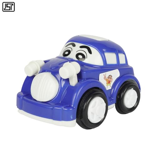 Asian Shinchan Mini Car- Friction Powered (Blue) - Image 3