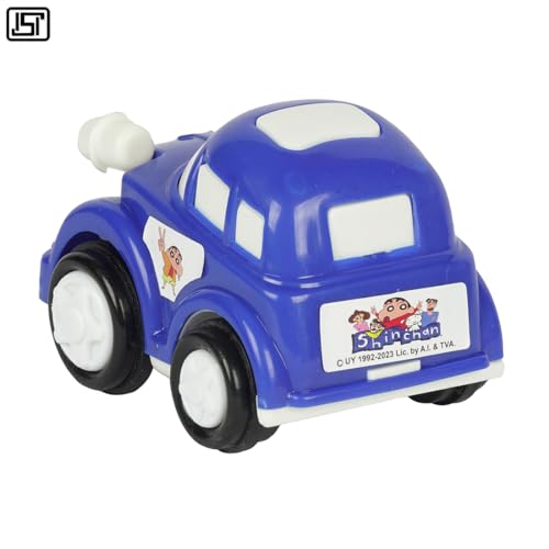 Asian Shinchan Mini Car- Friction Powered (Blue) - Image 4
