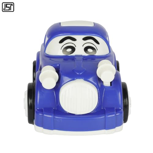 Asian Shinchan Mini Car- Friction Powered (Blue) - Image 5