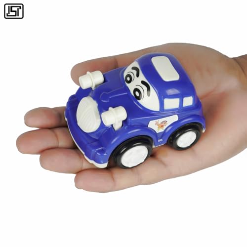 Asian Shinchan Mini Car- Friction Powered (Blue) - Image 6