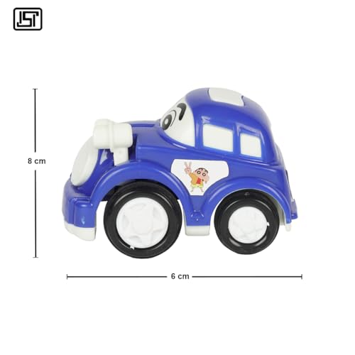 Asian Shinchan Mini Car- Friction Powered (Blue) - Image 7