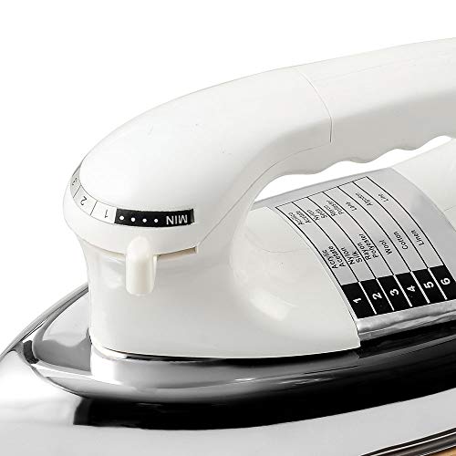 Baltra Duro Heavy Weight Automatic Dry Iron (Metal Body, White)1000W - Image 4
