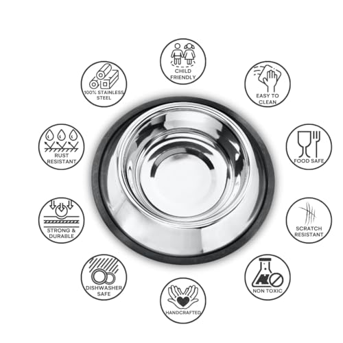 Madhabi Stainless Steel Pet Bowl