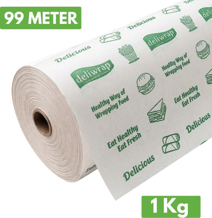 Kcofoil Deliwrap 1 kg Food Wrapping Roll for Kitchen, Baking and ...more