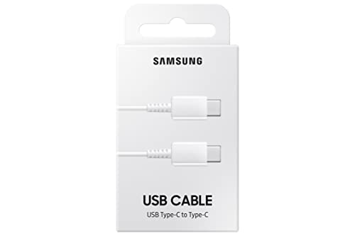 Samsung Original Type C to C Cable - 3.28 Feet (1 Meter), White - Image 5
