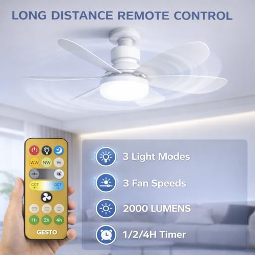 Gesto Portable Ceiling Fan