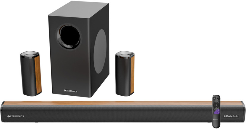 ZEBRONICS Juke Bar 9451 Dolby Audio Wireless Subwoofer & Dual Sat...more