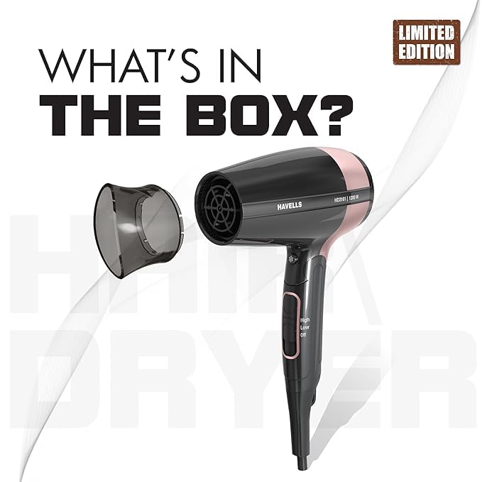 Havells 1200W Foldable Hair Dryer;