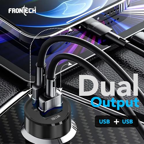 FRONTECH 17W Dual USB Car