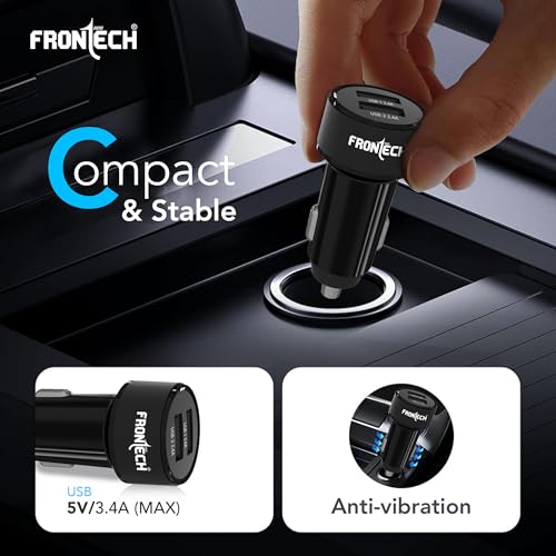FRONTECH 17W Dual USB Car