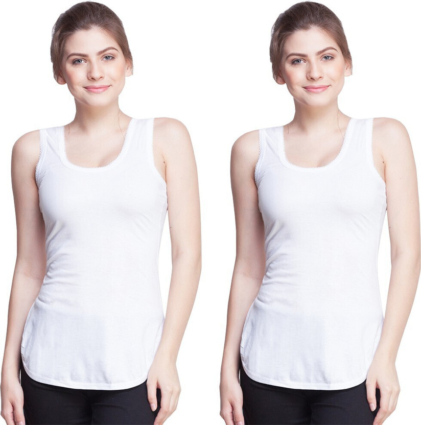 Dollar Missy Women White Camisole (Pack of 3) - Image 6
