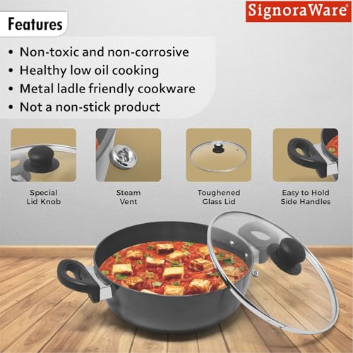 Signoraware Opulent Non Stick Kadhai