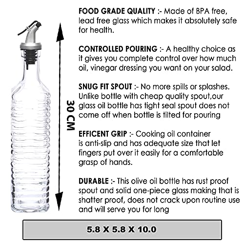 SimpArte Glass Oil and Vinegar