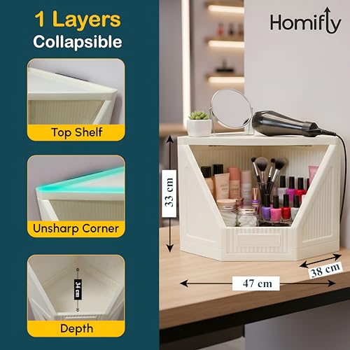 HOMIFLY 1 Tier Corner Storage
