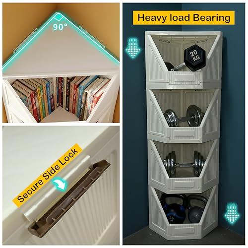 HOMIFLY 1 Tier Corner Storage
