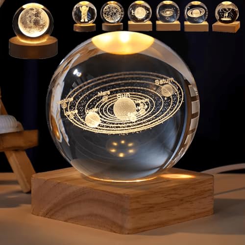 Crackles 3D Crystal Ball Night