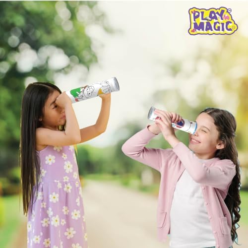 PlayMagic BrainActiv Kaleidoscope Making DIY