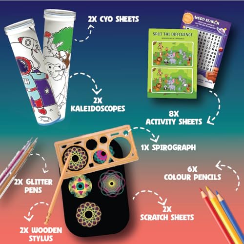 PlayMagic BrainActiv Kaleidoscope Making DIY